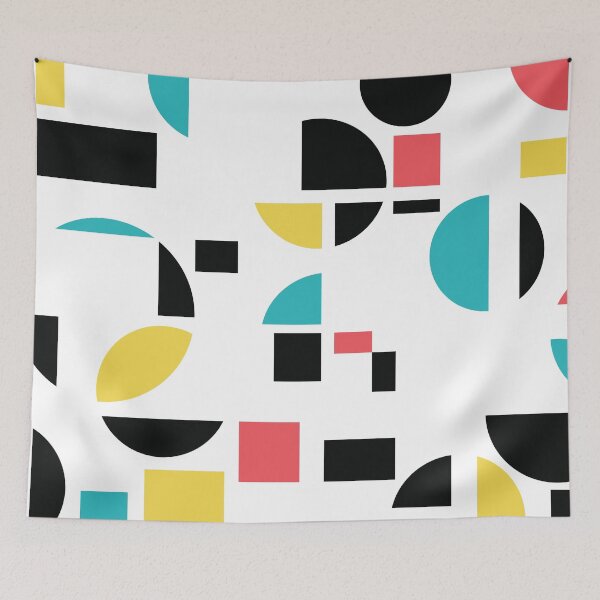 Item preview, Colorful, modern, trendy, fun, cheerful geometric graphic design designed and sold by theendup.