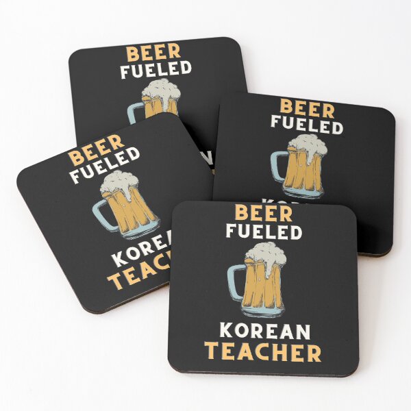 Item preview, Beer fueled korean teacher designed and sold by SnowballStep.