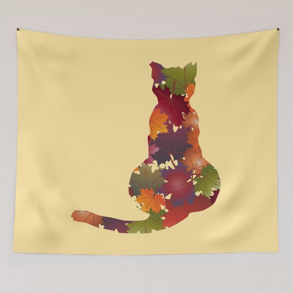 Item preview, O5  CAT AND AUTUMN LEAVES designed and sold by Cr1sV.