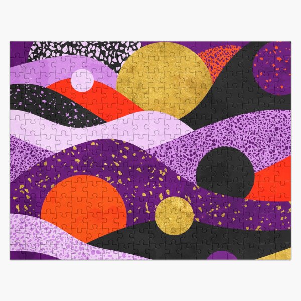 Artikel-Vorschau von Lila Orange Gold der Terrazzo-Galaxie, designt und verkauft von Sylvain Combe.