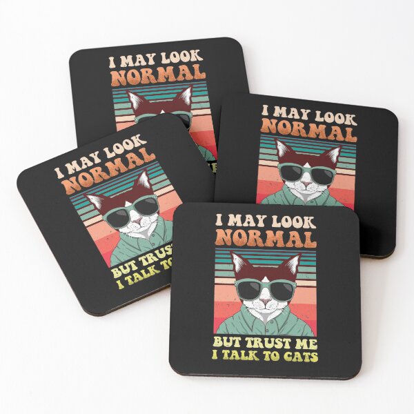 Item preview, I May Look Normal But Trust Me I Talk to Cats Kitten Lovers designed and sold by styleofpop.