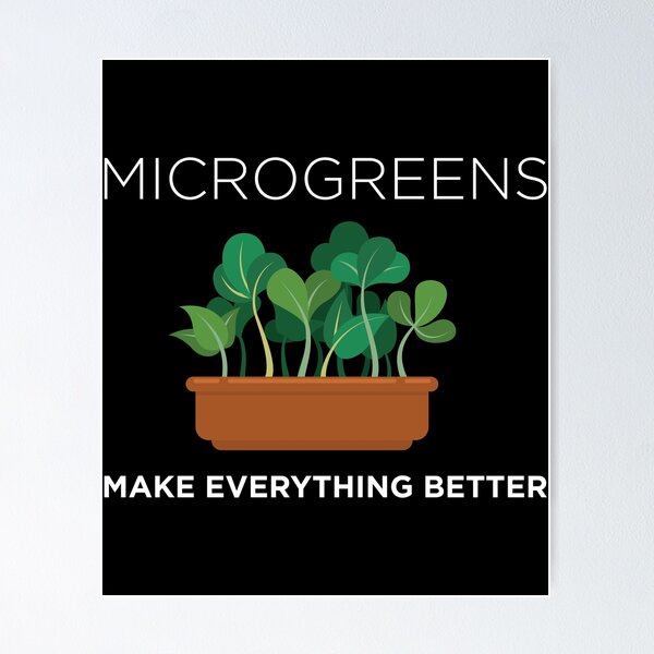 Item preview, Everything Microfarming Microgreens print designed and sold by jakehughes2015.