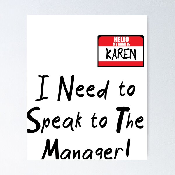 Item preview, Hello My Name is Karen designed and sold by DominQuest.