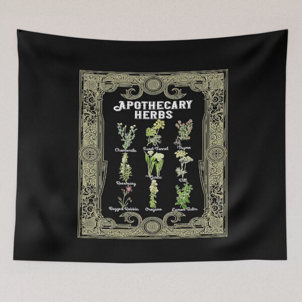 Item preview, Apothecary Herbs Vintage Botanical Plants Cottagecore designed and sold by funnytshirtemp.