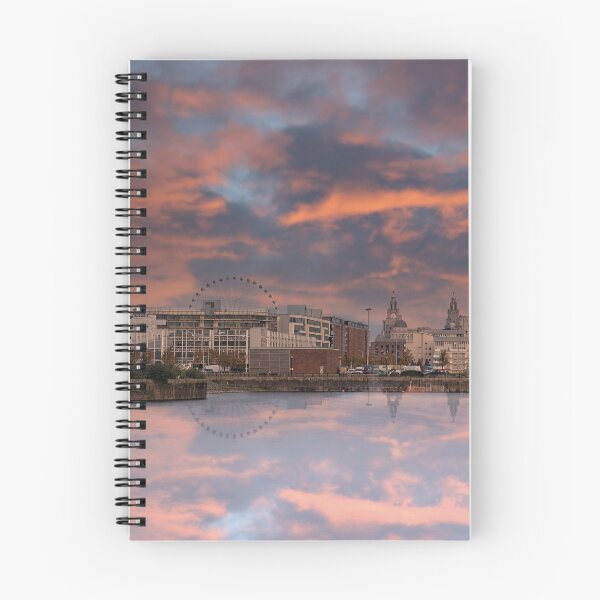 Item preview, Liverpool Skyline At Sunset designed and sold by rawshutterbug.