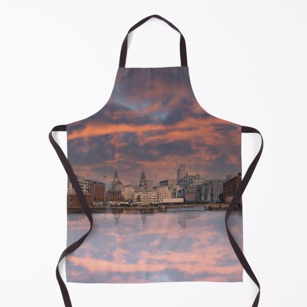 Item preview, Liverpool Skyline At Sunset designed and sold by rawshutterbug.