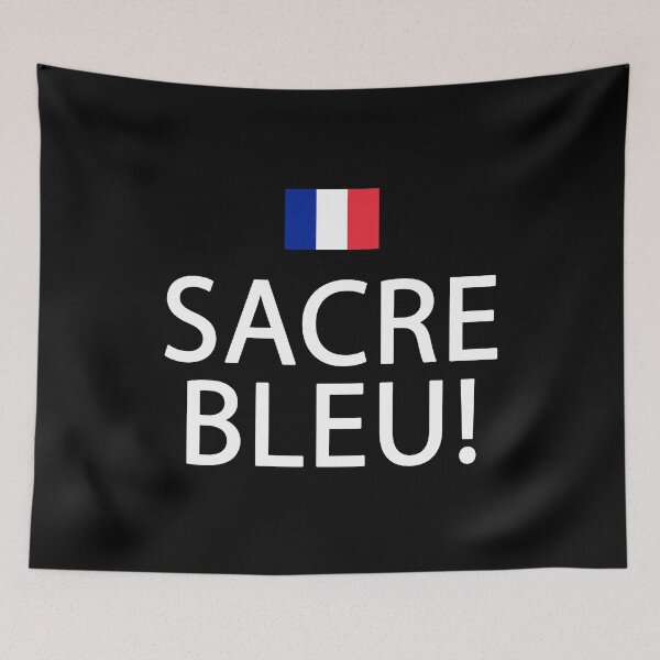 Item preview, Funny French Flag - France Ancestry - Sacre Bleu designed and sold by TurnerDesigns.