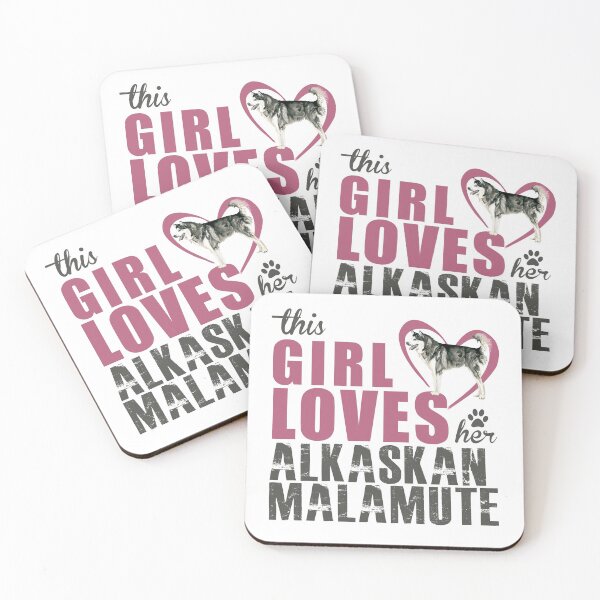 Item preview, This Girl Loves Her Alaskan Malamute! Especially for Malamute Lovers! designed and sold by rs-designs.