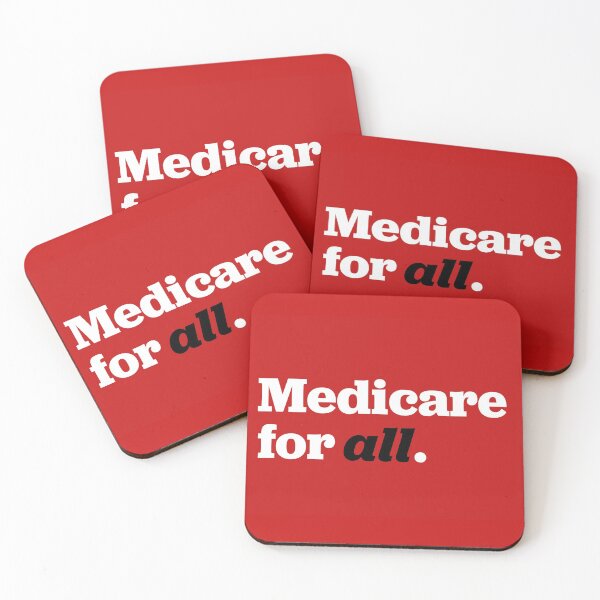 Item preview, Medicare for all in red  designed and sold by FemaleBernieBro.