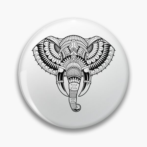 Item preview, Mandala Elephant Line Art designed and sold by JTS STORE.