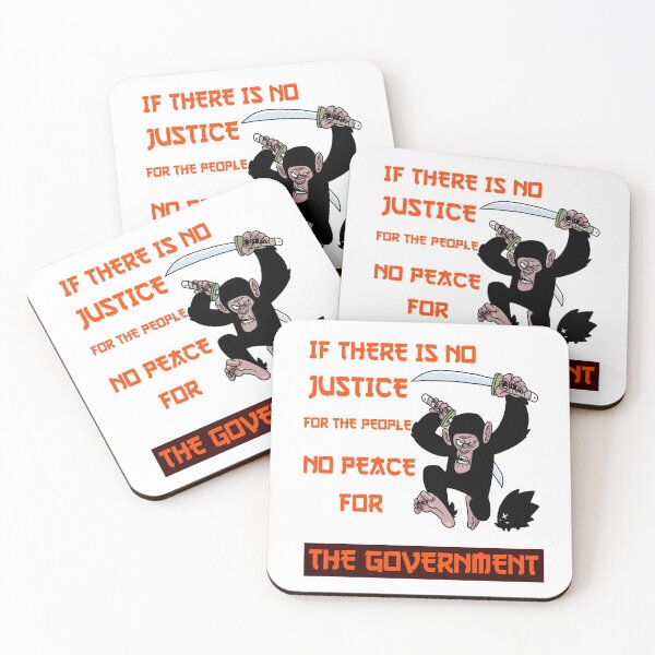 Item preview, ▶ ️ ▶ ️ IF THERE IS NO JUSTICE FOR THE PEOPLE ◀ ️ designed and sold by KHAOTICSHOP.