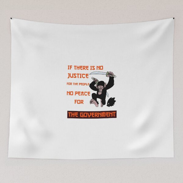 Item preview, ▶ ️ ▶ ️ IF THERE IS NO JUSTICE FOR THE PEOPLE ◀ ️ designed and sold by KHAOTICSHOP.