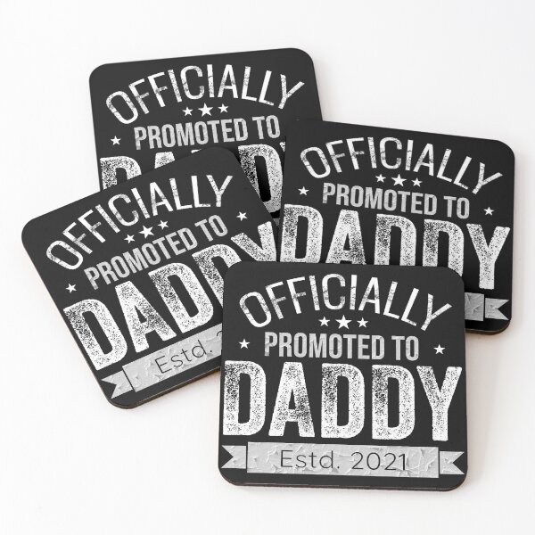 Item preview, Officially Promoted To Daddy Estd. 2021 designed and sold by mdnrsakib.