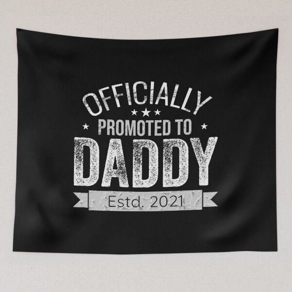 Item preview, Officially Promoted To Daddy Estd. 2021 designed and sold by mdnrsakib.