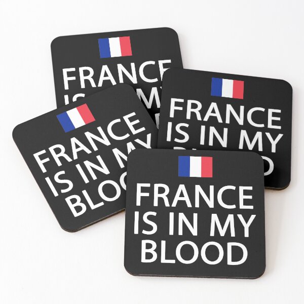 Item preview, Funny French Flag - France Ancestry - France is in my blood designed and sold by TurnerDesigns.