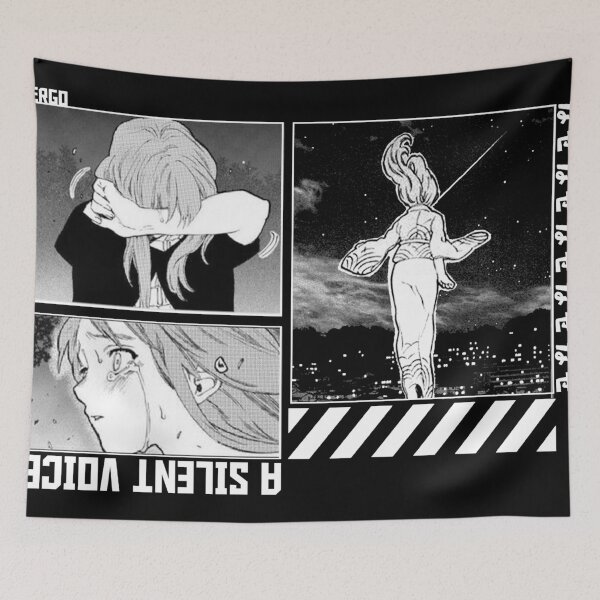 Item preview, A silent voice anime manga tshirt hoodie mask designed and sold by [-A-] Industrie s.