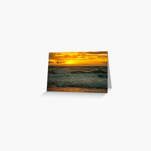 Southport Beach, South Australia at Sunset #3 Greeting Card