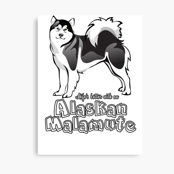 INTERESTPRINT Vintage Alaskan Malamute Dog Painting Childs T-Shirt XS-XL INTERESTPRINT Vintage Alaskan Malamute Dog Painting Childs T-Shirt XS-XL