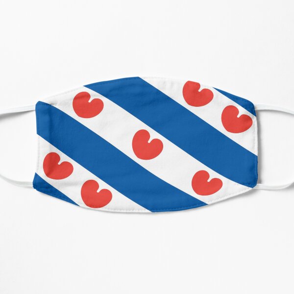 Fryske Flagge (Frisian Flag) Flat Mask