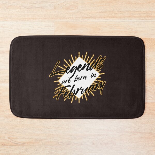 Item preview, LEGENDS ARE BORN IN FEBRUARY designed and sold by Delicious Design ⭐⭐⭐⭐⭐.