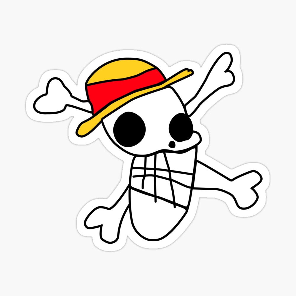One Piece Dessin Logo Luffy Ugly Logo" Posterundefined by Robin- | Redbubble