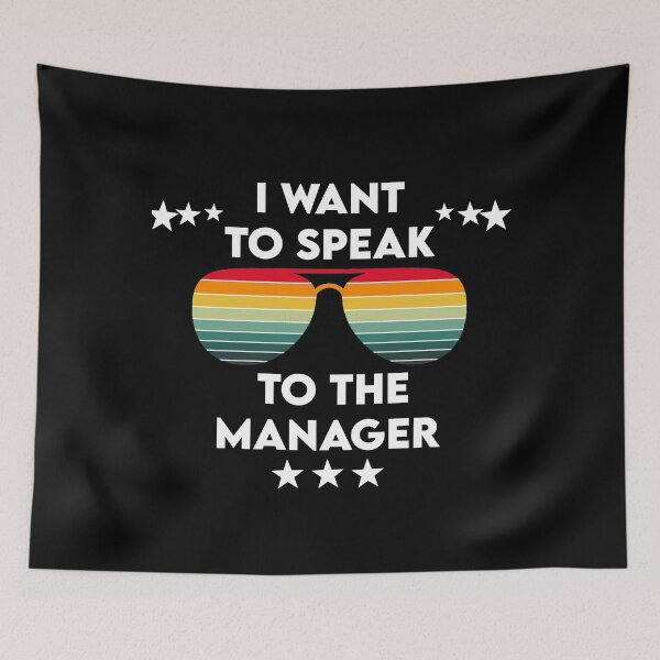 Item preview, I want to speak to the manager vintage 2020 designed and sold by Avgeek21.