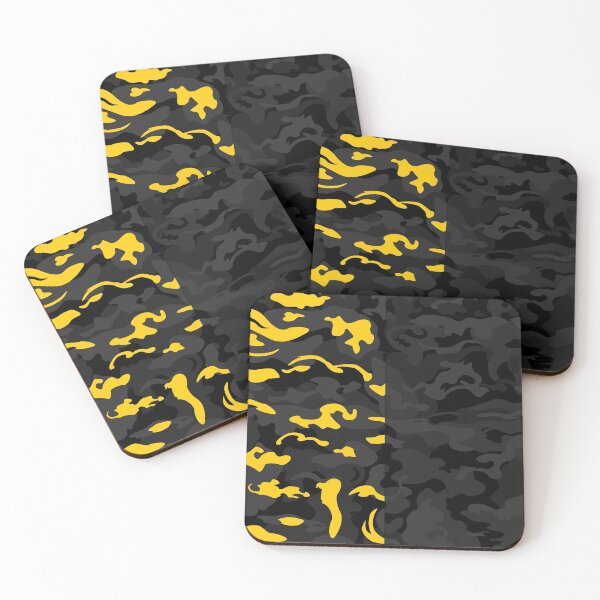 Item preview, Camo Style - Black Yellow Camouflage Mixed Pattern designed and sold by rclwow.