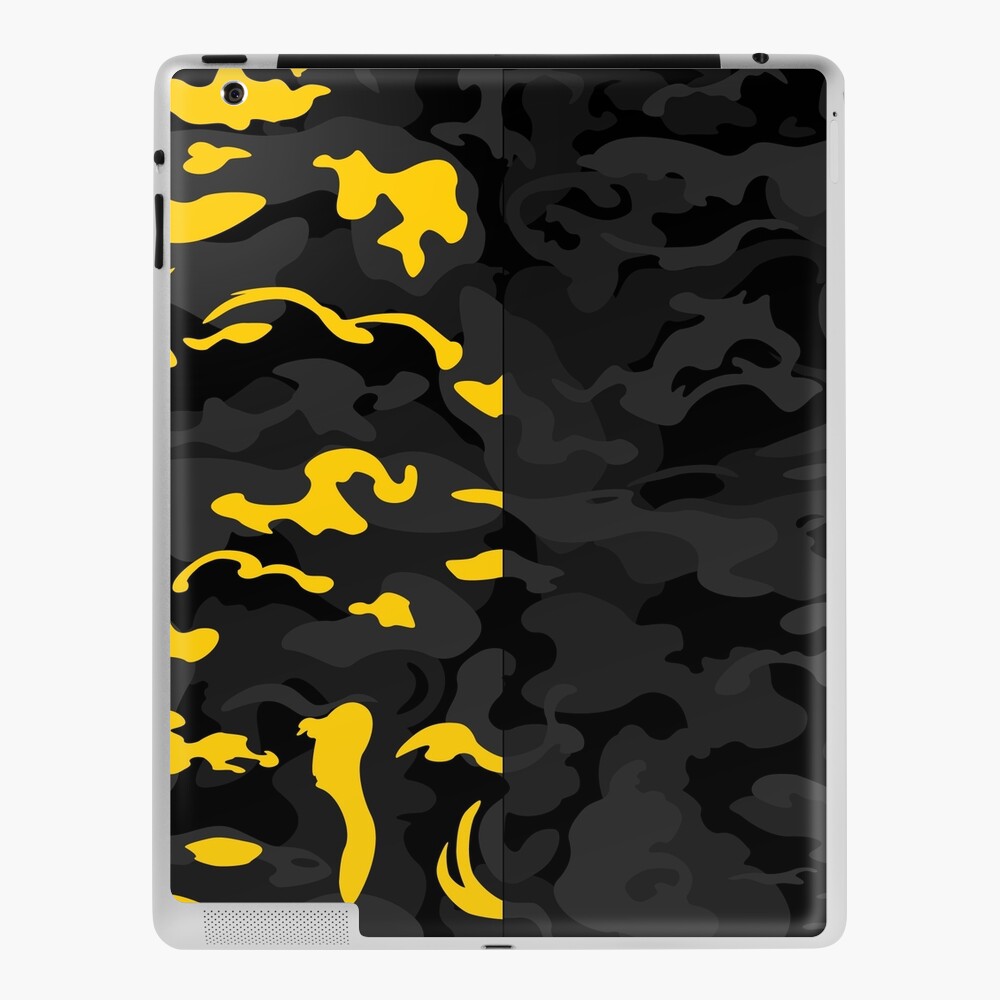 Camo Style - Black Yellow Camouflage Mixed Pattern Photographic Print for  Sale by rclwow