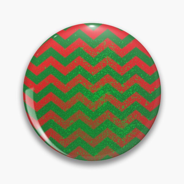 Christmas Zigzags Pin