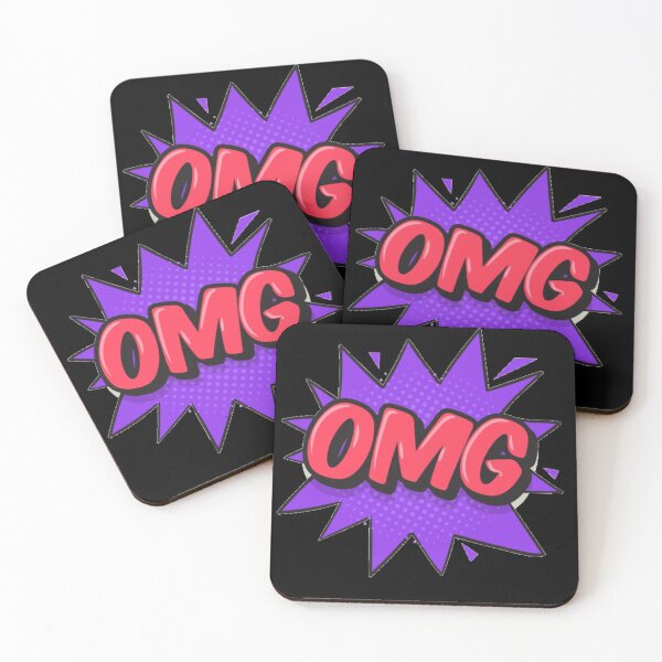 Item preview, Comic Sound Effect OMG Pop Art designed and sold by BlueBerry-P.