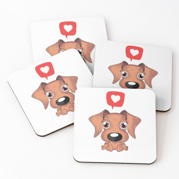 Item preview, Cute Dog ...(I Love You) designed and sold by Balazs Borzon.