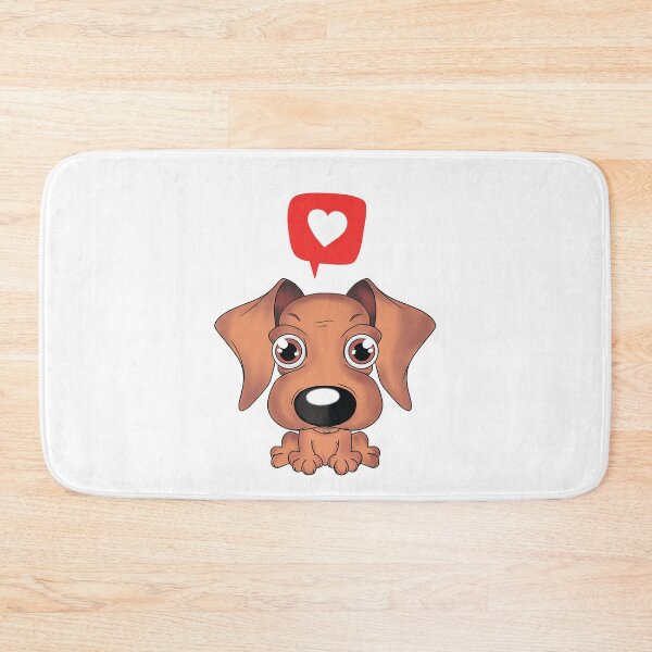 Item preview, Cute Dog ...(I Love You) designed and sold by Balazs Borzon.