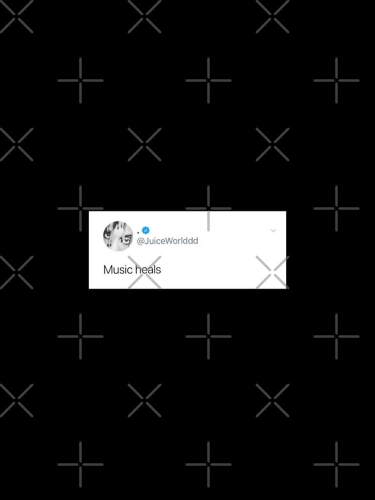 Juice wrld tweet, music heals by BigN0X