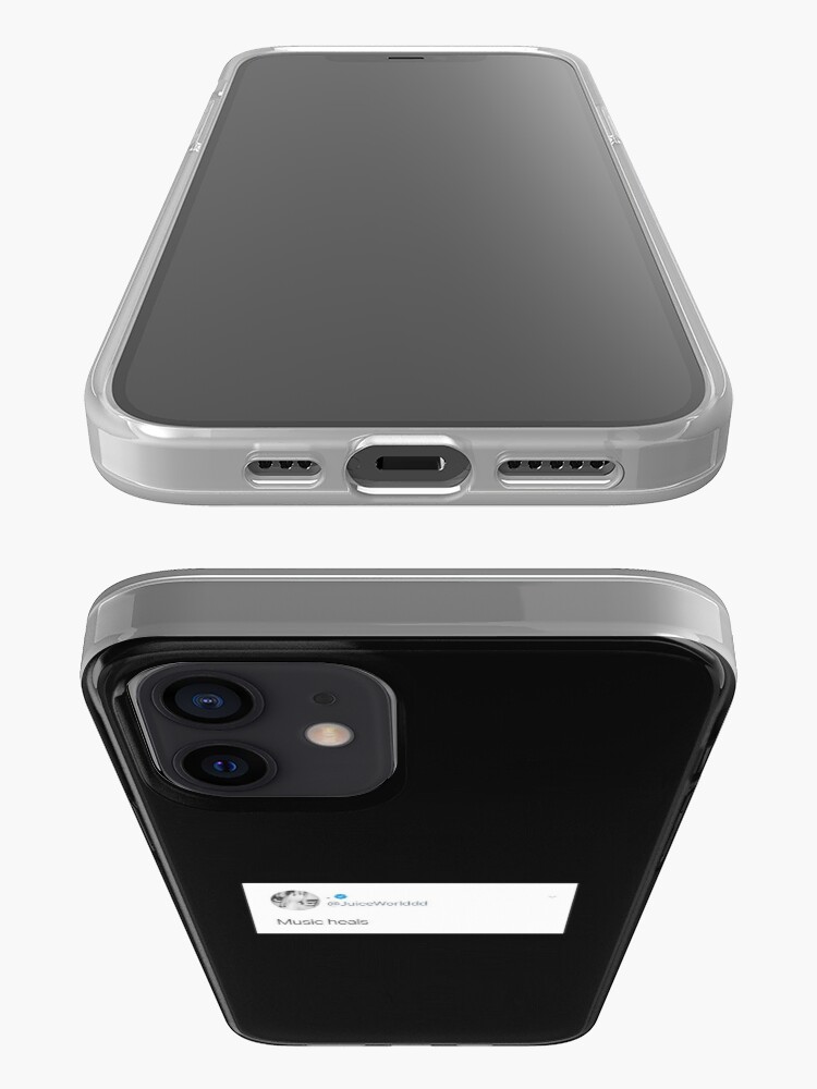 Alternate view of Juice wrld tweet, music heals iPhone Case & Cover
