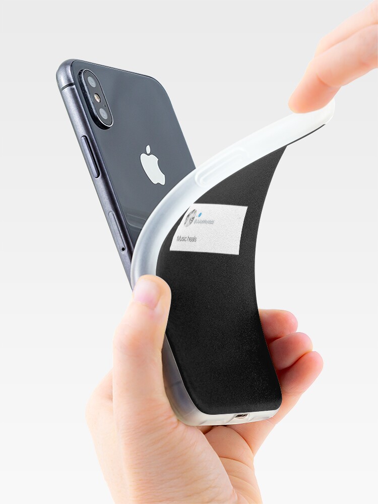 Alternate view of Juice wrld tweet, music heals iPhone Case & Cover