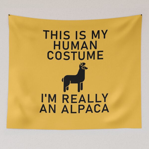 Item preview, This is My Human Costume I'm really an Alpaca designed and sold by Shujii.