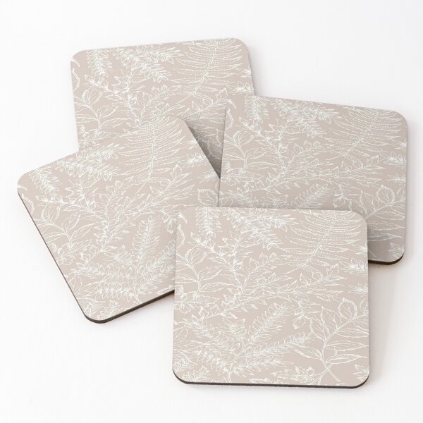 Item preview, Beige elegant floral pattern designed and sold by Lexiliz.