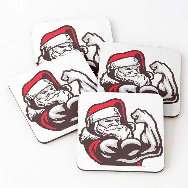 Item preview, Santa Bodybuilder designed and sold by TrueTrippyArts.