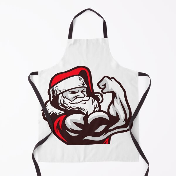 Item preview, Santa Bodybuilder designed and sold by TrueTrippyArts.