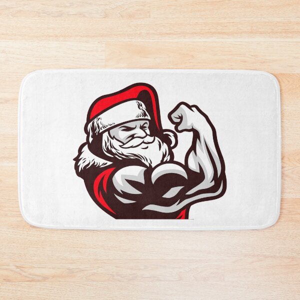 Item preview, Santa Bodybuilder designed and sold by TrueTrippyArts.