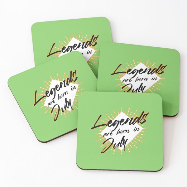 Item preview, LEGENDS ARE BORN IN JULY designed and sold by Delicious Design ⭐⭐⭐⭐⭐.