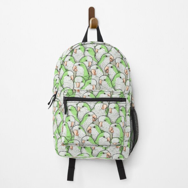 Item preview, Green Quaker Monk Parakeets designed and sold by MaratusFunk.