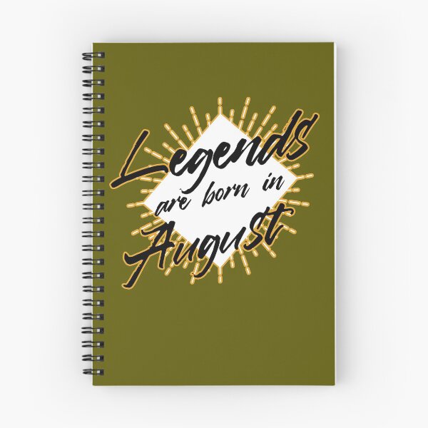 Item preview, LEGENDS ARE BORN IN AUGUST designed and sold by Delicious Design ⭐⭐⭐⭐⭐.