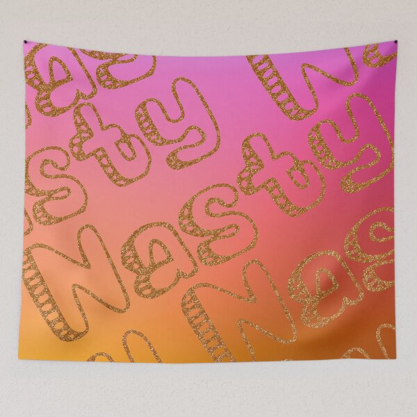 Item preview, Nasty with faux gold glitter designed and sold by PanicDay.
