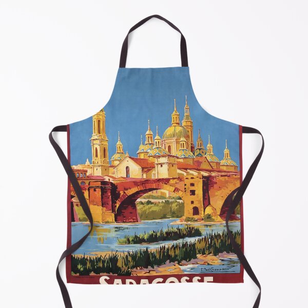 Item preview, retro Saragosse designed and sold by CorasPosters.