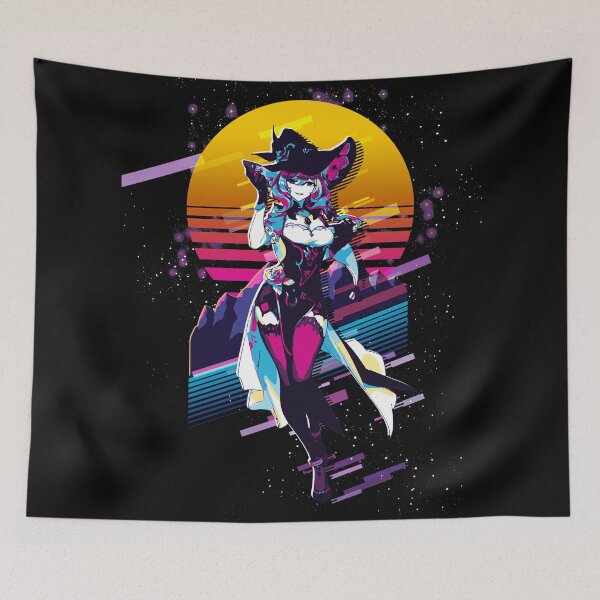 Item preview, Lisa - Genshin Impact 80s retro designed and sold by MyRetroArt.