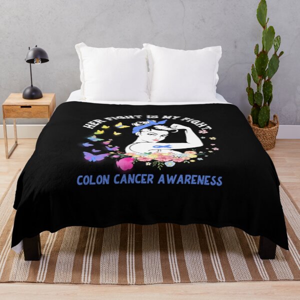 Artikelvorschau, Colon Cancer Awareness T-Shirt Ihr Kampf ist mein Kampf Colon Cancer Awareness Support Colon Cancer Warrior Geschenke entworfen und verkauft von morphimus.