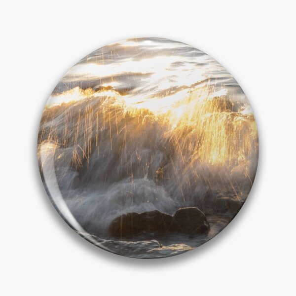 Item preview, Rough and Soft - Brilliant Golden Shower on the Rocks designed and sold by Georgia Mizuleva.