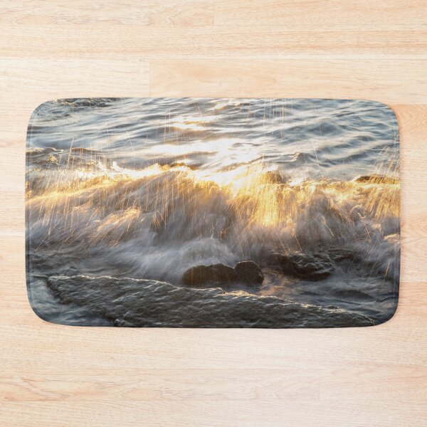 Item preview, Rough and Soft - Brilliant Golden Shower on the Rocks designed and sold by Georgia Mizuleva.