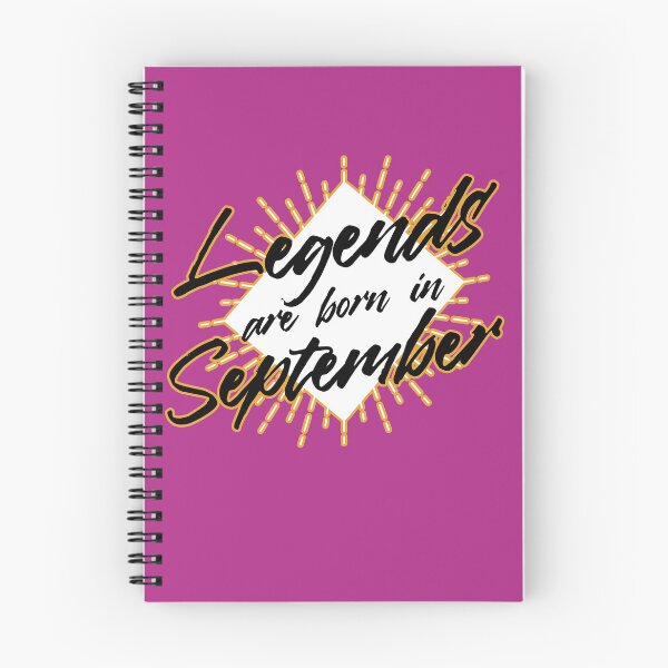 Item preview, LEGENDS ARE BORN IN SEPTEMBER designed and sold by Delicious Design ⭐⭐⭐⭐⭐.